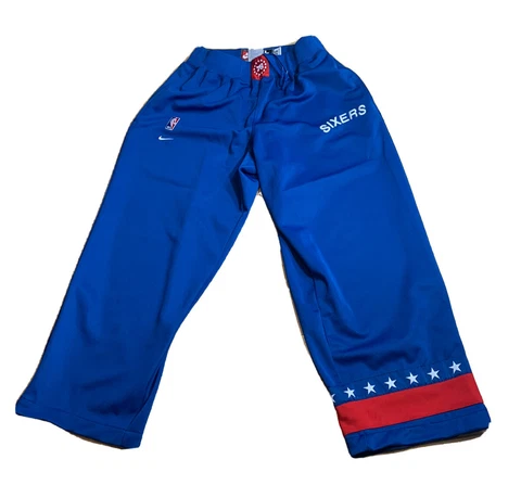 Philadelphia 76ers Sweatpants Mens Embroidered Nike Rewind 1966 Warm Up Pants XL Cover