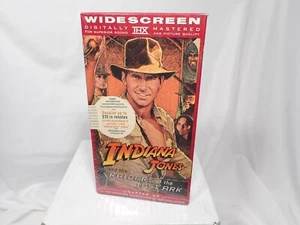Rare Red trim! Indiana Jones Raiders Of The Lost Ark VHS New Factory Sealed 1999 - Picture 1 of 6