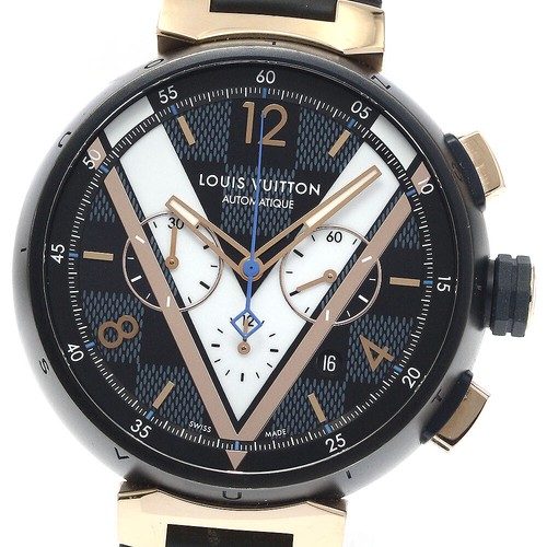LOUIS VUITTON（LV） Orologio Uomo Automatico Louis Vuitton Tambour Damier Cobalt QA090_883864