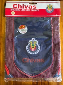 CHIVAS DE GUADALAJARA Drawstring Gym Soccer Futbol Cinch Bag - Picture 1 of 4