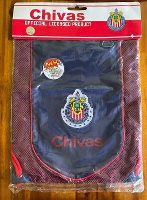 CHIVAS DE GUADALAJARA Drawstring Gym Soccer Futbol Cinch Bag - Image 1 of 4
