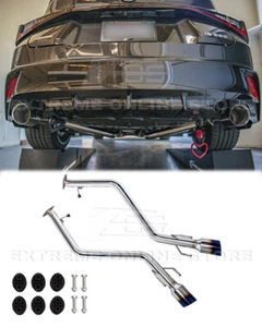 Burnt Tips Dual Muffler Delete Axle Back Exhaust For 21-Up Lexus IS300 IS350 New - Picture 1 of 10