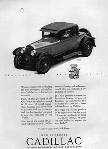 1926 Cadillac V-63 Series 314 Sport Coupe Original Ad - Picture 1 of 1