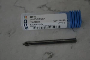 Seco Angle milling cutters -   4MM DIA x20 x 50 60 deg  ( 29040 ) - Picture 1 of 4