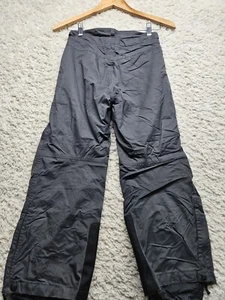 REI Coop Boys Youth Ski Pants S 8 Black Snowboard Snow Fleece Lined - Picture 1 of 8