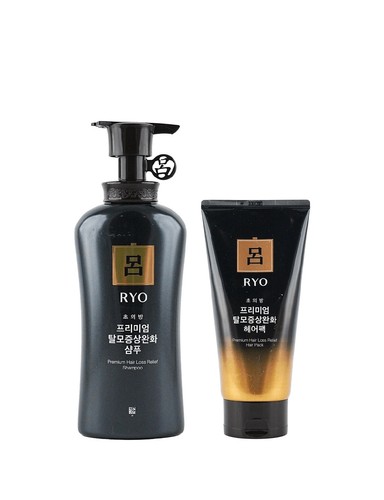 RYO Premium Hair Loss Relief Shampoo 490 ml & Hair Pack ( Conditioner ...