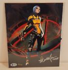 Martha Harms /99 Inscribed Maya Signed 8X10 "Borderlands" Beckett Authenticated