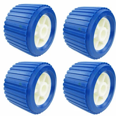 GUTSEGELN 4x Bootsrolle Anhänger Seitenrolle Marine Sliprolle Rolle Trailer Schlepprolle