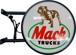 Mack Trucks Semitrailer Bar Lighting Wall Sign Light LED Christmas in July Sale - Picture 1 of 1