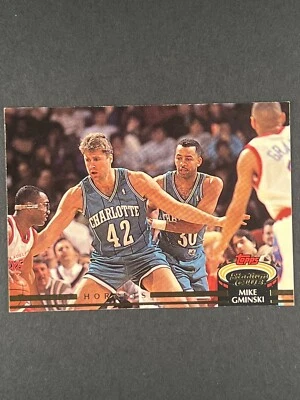 Mike Gminski 1992 Stadium Club #175 Charlotte Hornets - Image 1 of 3