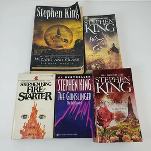 Stephen King Dark Tower Lot of 4 Misc Books: Numbers 1, 4, 5, 7 + Firestarter PB - Picture 1 of 12