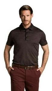 Nuevo Hugo BOSS Hombre Rojo Azul Selección A Medida Algodón Polo Traje Camiseta Top £145 - Imagen 1 de 35