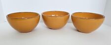 3 BF Bobby Flay Plancha Orange Terracotta Soup Cereal Bowls 5½"