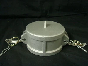 4" (100mm) Type DC - Heavy Duty Stainless Steel - Female Camlock x End Cap - Picture 1 of 3