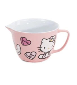 Sanrio Hello Kitty Valentine's Day I HEART YOU Ceramic Batter Mixing Bowl (NIB) - Picture 1 of 1