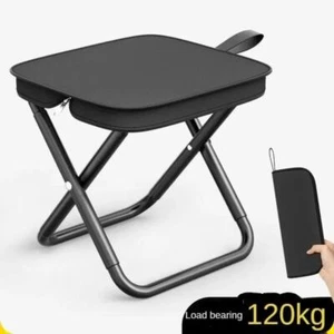 Silla Plegable Portátil Multifuncional Exterior, Taburete de Viaje Ligero para Leva - Imagen 1 de 28