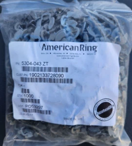 (1000 Pcs) American Retaining Ring 5304-043 ZT - Picture 1 of 1