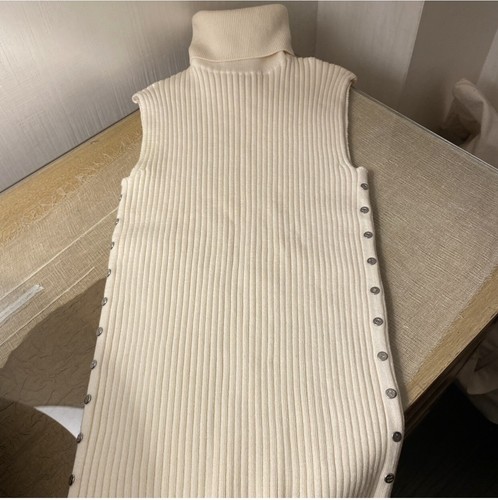 TOP IN LANA CELINE Taglia small crema avorio