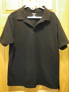 Men's Black St Johns Bay Heritage Polo Sz Large - Bild 1 von 3