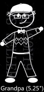 SHIP FROM USA Family Vinyl Decal Sticker Car Decals Stickers-Grandpa - Bild 1 von 1