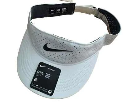 Nike Adulto Dri FIT ADV Ace Tenis Visera Blanco Talla L/XL FD6631 100 Nuevo Foto 1 de 4