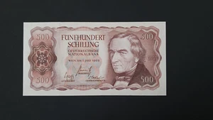 Austria 500 Schilling 1965 Unc - Picture 1 of 2