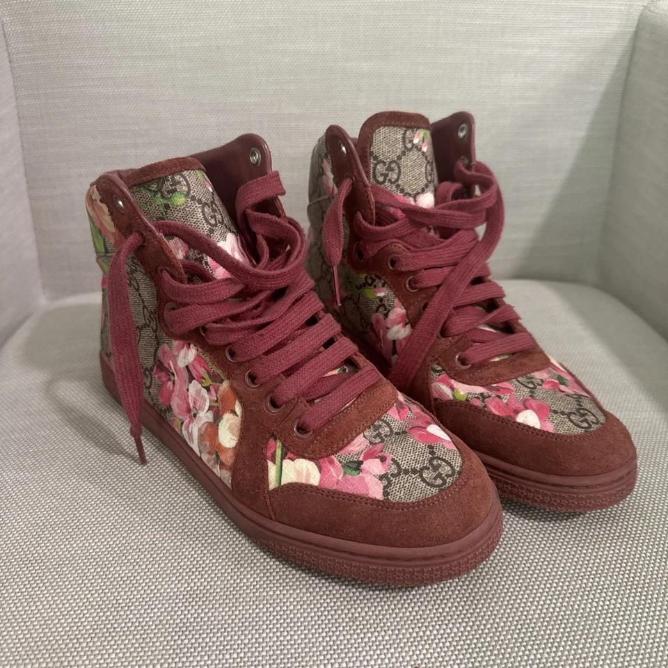 Zapatillas altas Gucci Coda GG monograma floral 36 Foto 1 de 4