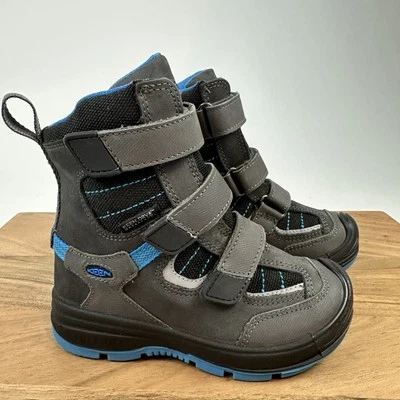 Nuevos Botines Keen Redwood Invierno Impermeables Gris Forrados Niños Pequeños Talla 10 C Foto 1 de 4