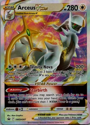 Arceus VSTAR Promo SWSH: Sword & Shield Promo Cards SWSH307 NM - Image 1 of 2