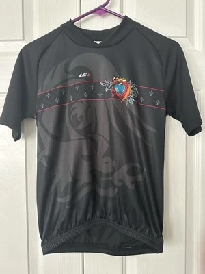Jersey de ciclismo Garneau Maillot, jersey para niños, negro, talla 6 Foto 1 de 4