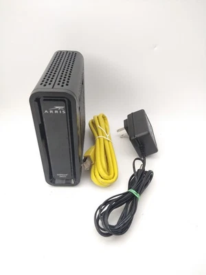 ARRIS Surfboard Model SB6121 DOCSIS 3.0 Cable Modem with CAT 5cable/AC Adapter - Image 1 of 2