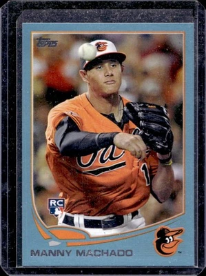 Topps Manny Machado RC 2013 azul novato #270 Orioles Foto 1 de 2