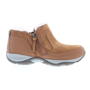 Easy Spirit Epic SEEPIC Womens Brown Suede Zipper Casual Dress Boots - Picture 1 of 4