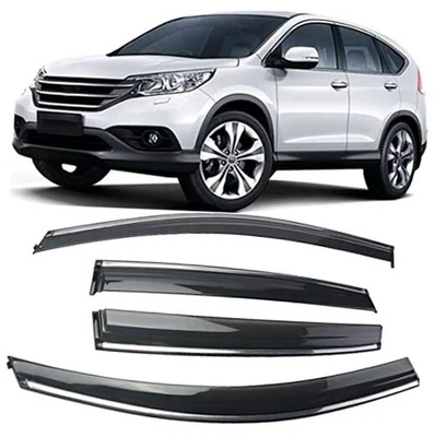 Protectores de lluvia adecuados para CRV 2012-2016, visera de ventana, accesorios de humo oscuro,  Foto 1 de 4