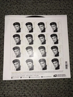 Full Sheet 2015 Forever Stamp Elvis Presley SC# 5009 MNH - Image 1 of 4
