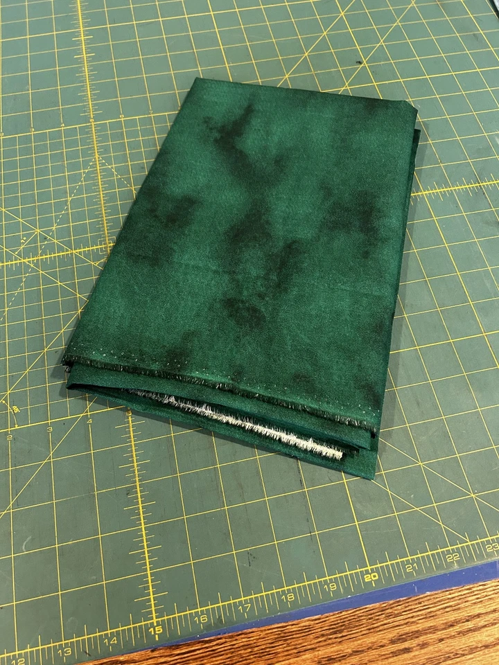 30" Shaded Christmas Green Cotton Fabric OOP - Image 1 of 1