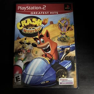 Crash Nitro Kart (Sony PlayStation 2 PS2, 2003) Cib pulito e testato disco pulito - Foto 1 di 5