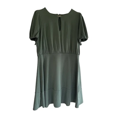 Женское оливковое платье LOFT размер 10 - Изображение 1 из 4