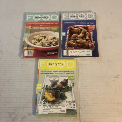 Martha Stewart EVERYDAY FOOD Magazine 2004 Issues #11, 13, 14. - Image 1 of 2