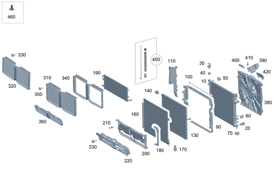 Segmento de conducto de aire genuino Mercedes-Benz 167-505-49-00 Foto 1 de 1