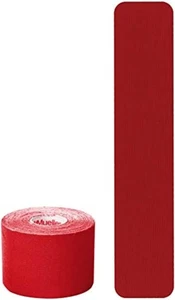 MLR Sports Medicine Kinesiology Tape I-Strip Roll RED 2" x 9.75" 1 Roll 20 Strip - Picture 1 of 4
