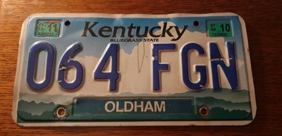 plaque immatriculation américaine Kentucky Usa american license plate - Photo 1/4