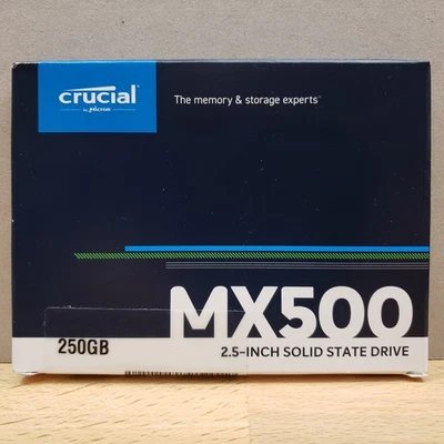 Crucial MX500 250GB 2.5-Inch Sold State Drive Internal CT250MX500SSD1 - Image 1 of 4