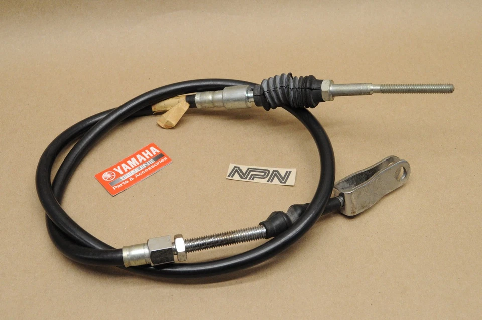 Cable de freno trasero NOS Yamaha 1965-1966 YDS3 YM1 156-26351-00 Foto 1 de 4