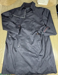 Deutsche Bahn Zug Schaffner Mantel Herren 62 2XL Marine Zweireiher Uniform - Bild 1 von 18