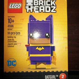 LEGO BRICK HEADZ 41586 BATGIRL DC COMICS COMPLETE WITH MANUAL BATMAN RETIRED