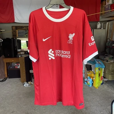 Футболка Liverpool FC 2023/2024 Nike подлинная новая с ценниками домашняя размер XXL DX2692-688 - Изображение 1 из 4