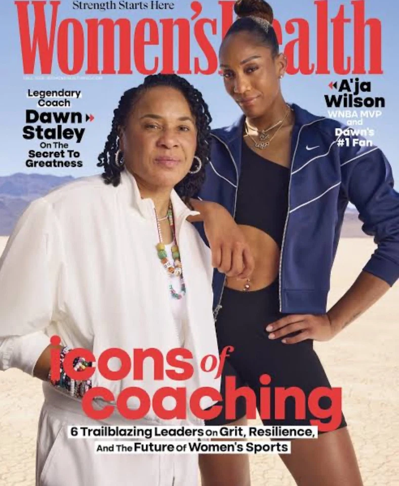 A’JA WILSON - DAWN STALEY - WOMEN’S HEALTH MAGAZINE - FALL 2025 - BRAND NEW Foto 1 de 1