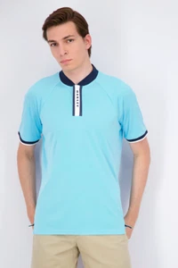Oakley Men's Forward Press Placket Polo Shirt Bright Azur 434327 - Picture 1 of 5