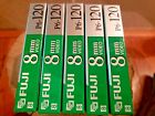 8 total blank 8 mm - 5 New FUJI P6-120 8mm blanks AND 3 new P6-60's